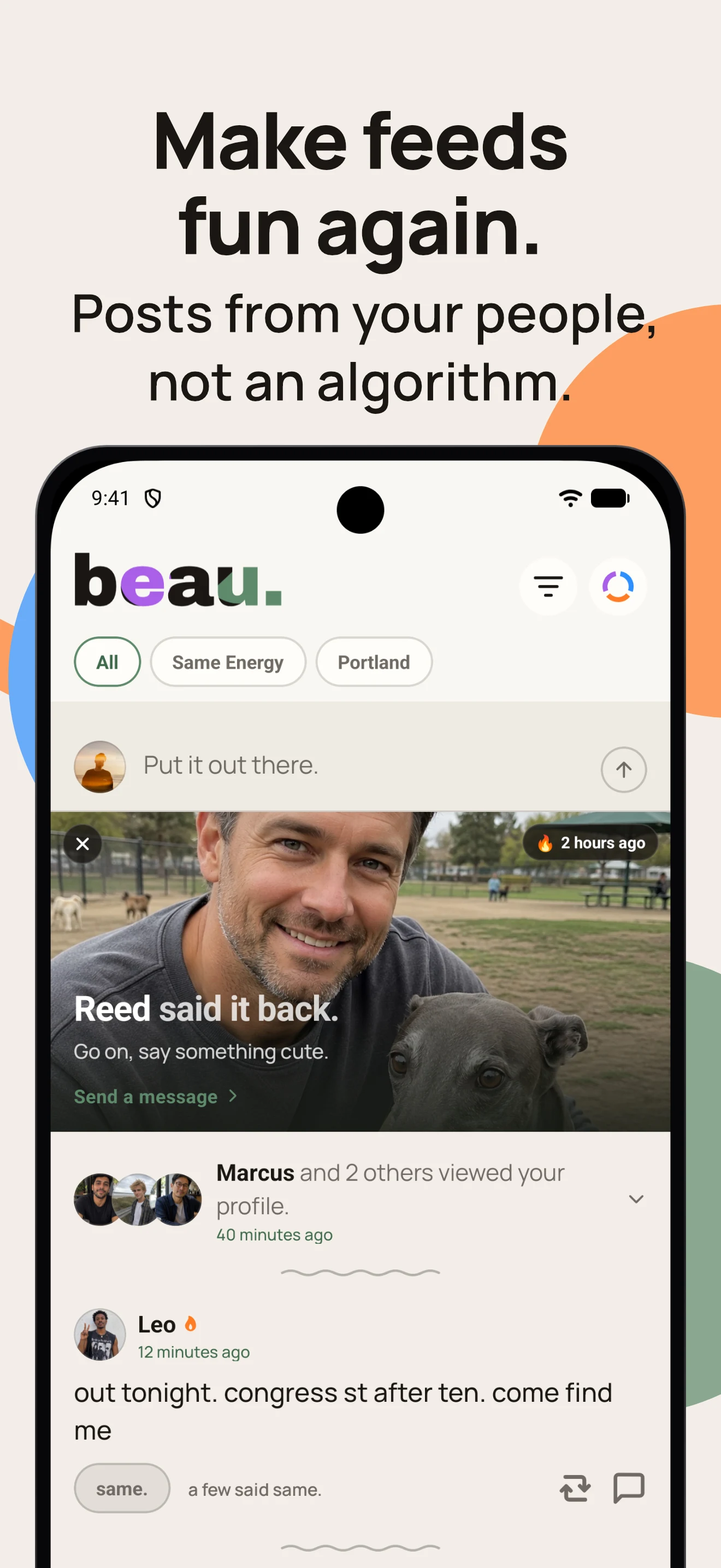 beau. - gay friends & chat screenshot